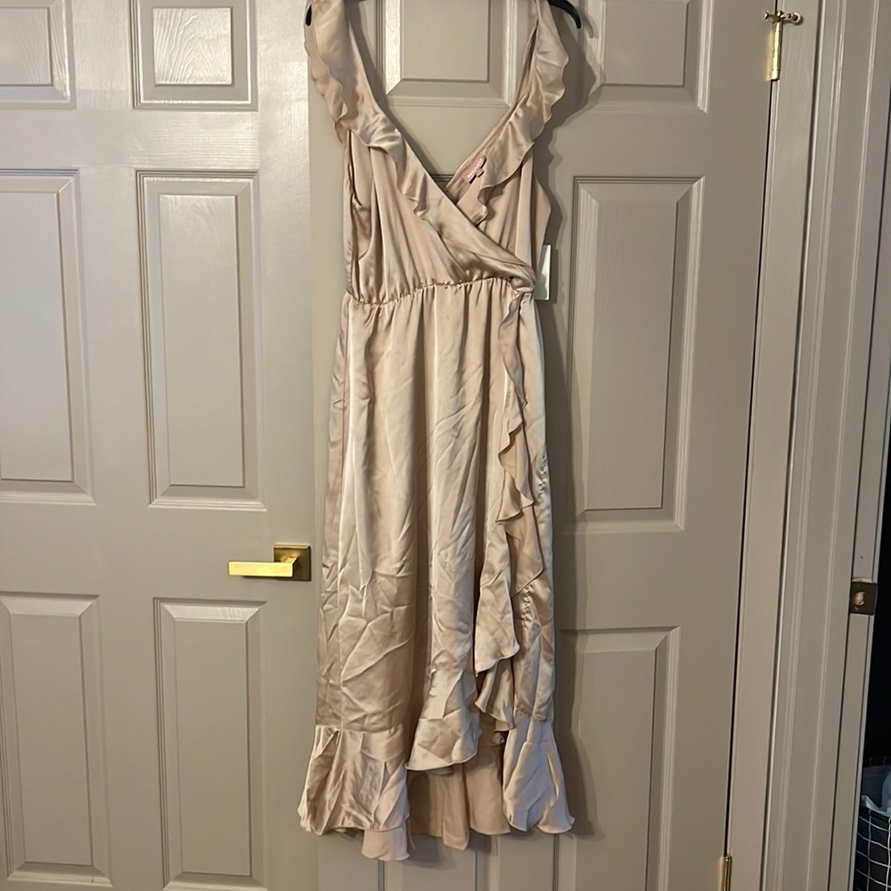 Champagne SMYM hi-low dress